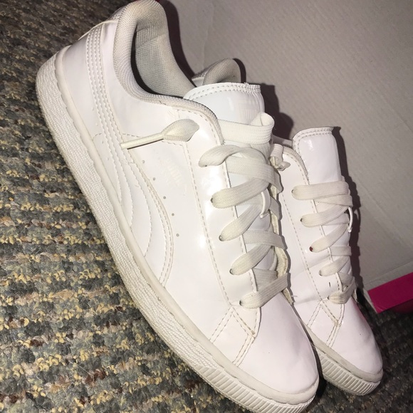 Puma Basket Classic White Sneakers - Picture 2 of 2